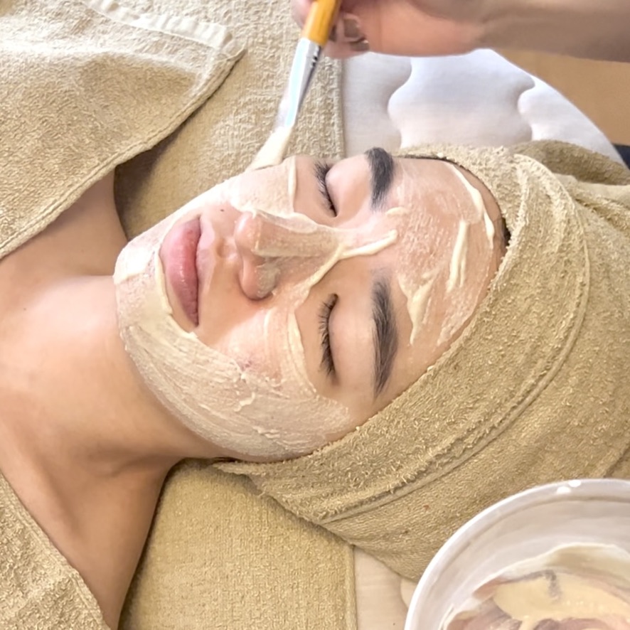 【花粉の肌荒れリセット】剥離なしで敏感肌でも安心！ハーブピーリング